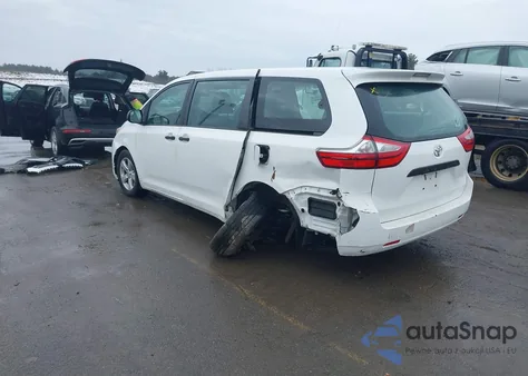 2015 Toyota Sienna L 7 Passenger from USA, damaged, VIN 5TDZK3DC4FS539976